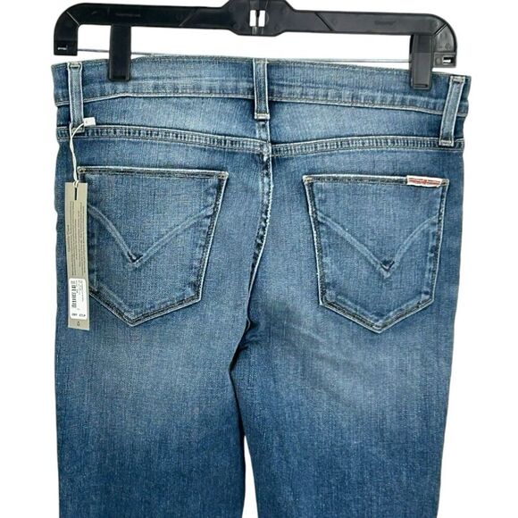 NWT Hudson Jeans Womens 27 Blue Nico Mid Rise SS Ankle Blue Falls - Picture 4 of 16